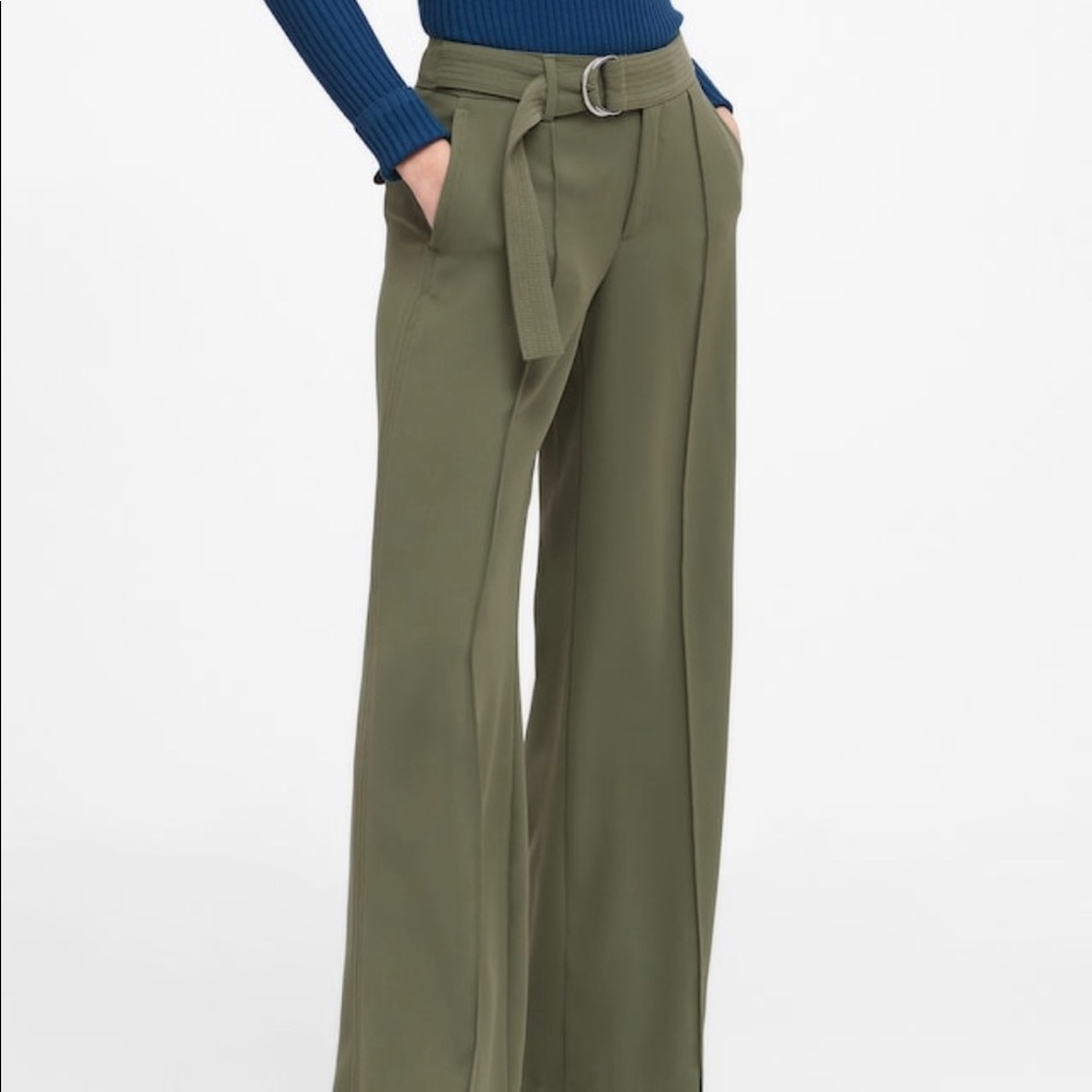 Banana Republic High-Rise Wide-Leg Utility Pant